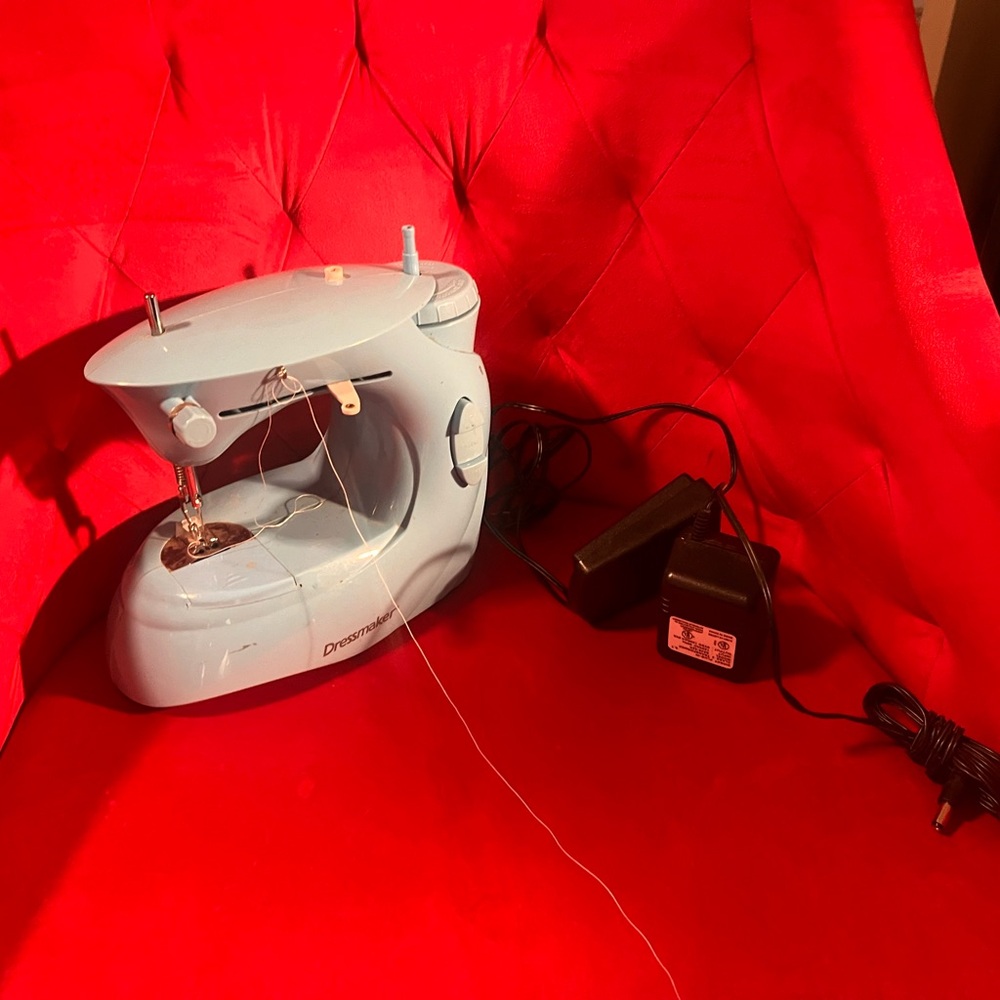 Blue Dressmaker Sewing Machine